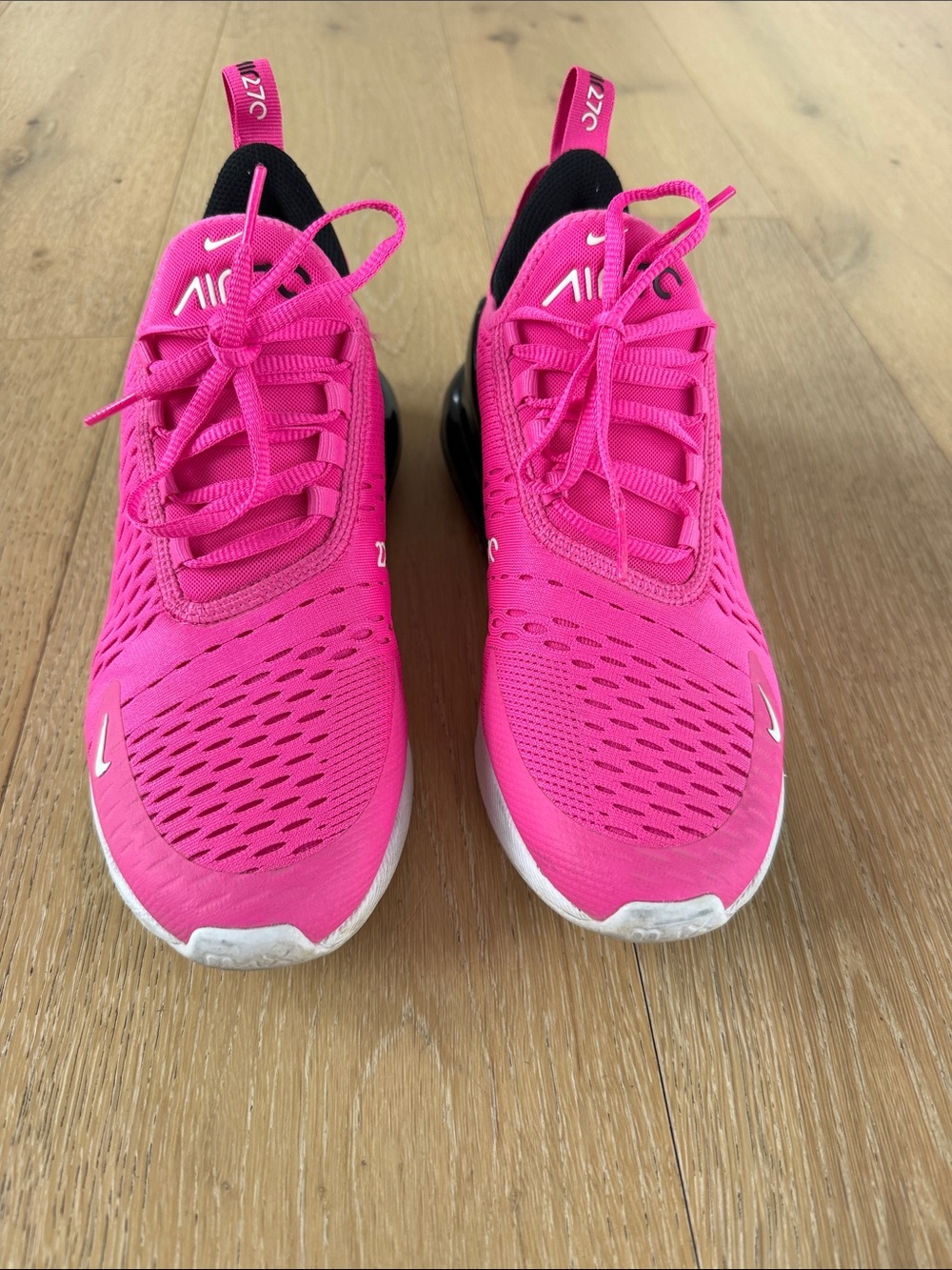Nike Hot Pink Air Max 270 Running Shoes